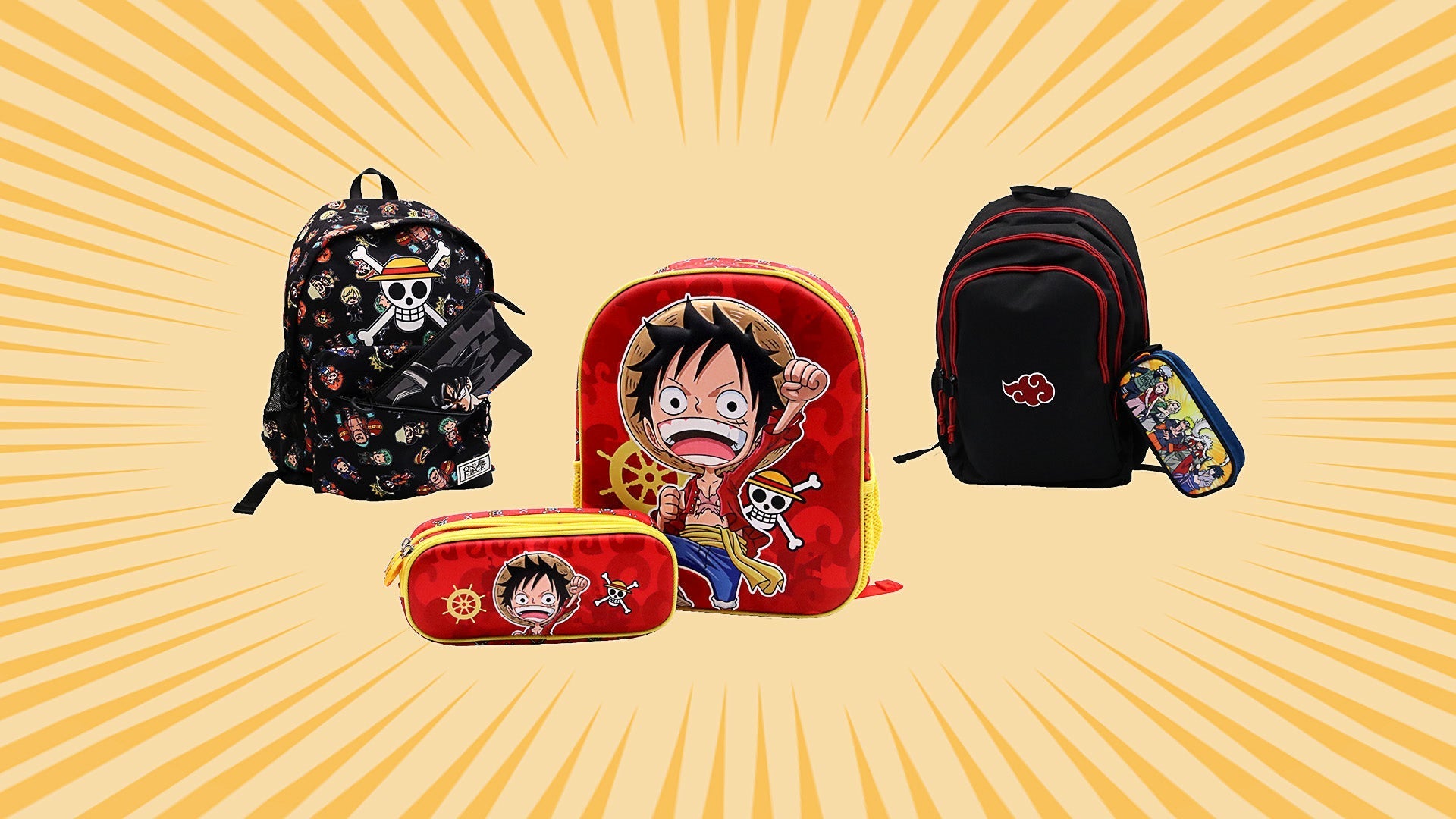 Stylische, Anime-Backpacks bei Ruffyniert