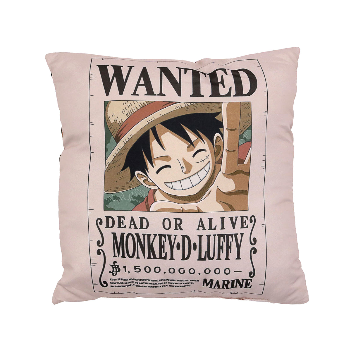 One Piece Kissen - Monkey D. Ruffy Wanted